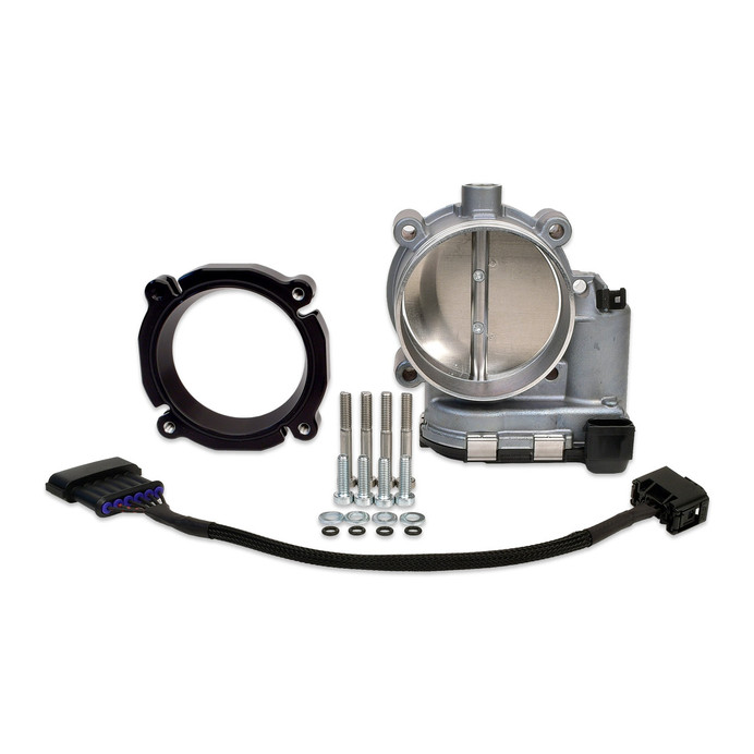 IAG Performance Bosch 82mm Throttle Body & Adapter Package for Subaru STI Process West Intake Manifolds Black - IAG-AFD-2025BK