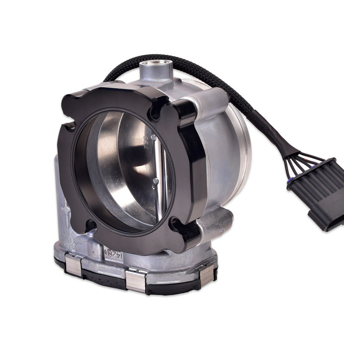 IAG Performance Bosch 82mm Throttle Body & Adapter Package for Subaru STI Process West Intake Manifolds Black - IAG-AFD-2025BK