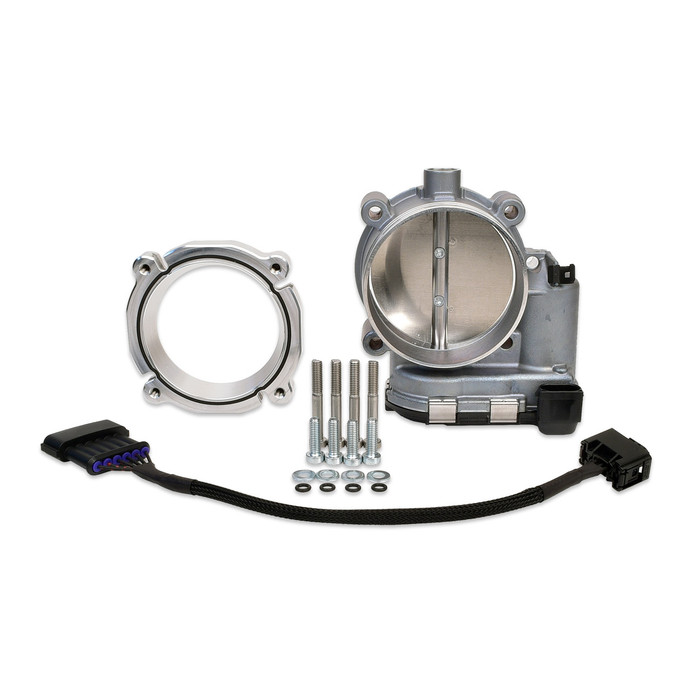 IAG Performance Bosch 82mm Throttle Body & Adapter Package for Subaru STI Process West Intake Manifolds Silver - IAG-AFD-2025SL