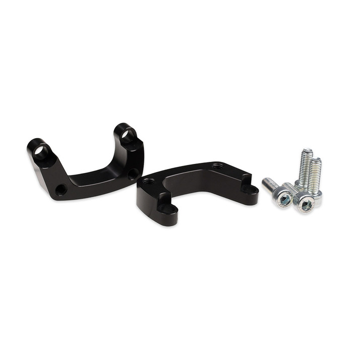 IAG Performance Fuel Rail Adapter Bracket Set 2002-05 Subaru WRX w/ JDM STI Intake Manifold - IAG-AFD-2110BK