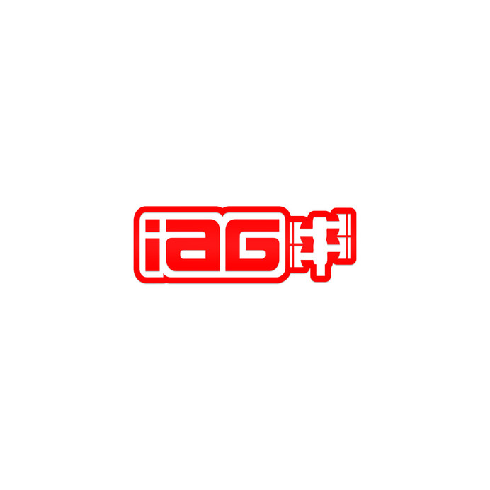IAG Performance 6 Inch Red Die Cut Sticker - Sold Individually - IAG-AWS-1200RD