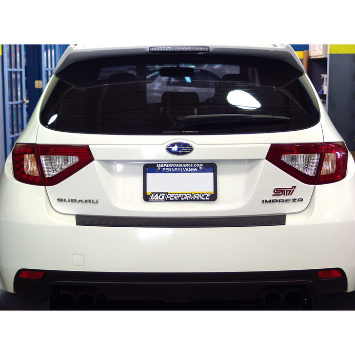 IAG Performance RockBlocker Red / Clear Tail Light Overlay Film Kit 2008-14 Subaru WRX and STI Hatchback - IAG-BDY-2002