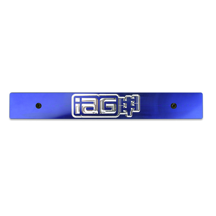 IAG Performance Standard Mount Tag Delete 2006-14 Subaru WRX and STI Blue - IAG-BDY-3200BL