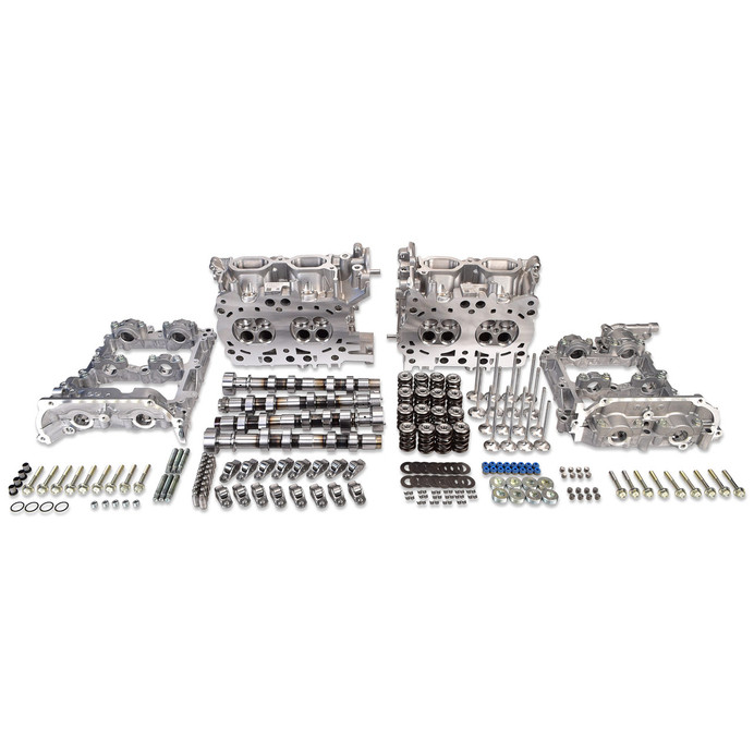 IAG Performance 800 CNC Pocket Ported AW20 Competition Cylinder Head Package w/ Kelford A "272" Cams Cam Towers Lifters & Rockers 2015-21 WRX - IAG-ENG-H800L