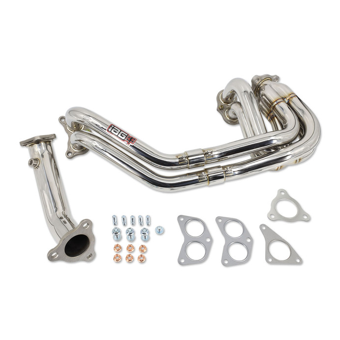 IAG Performance Unequal Length 3-Bolt Header & Uppipe 02-14 WRX 04-21 STI 05-09 LGT 04-08 FXT - IAG-EXT-1000