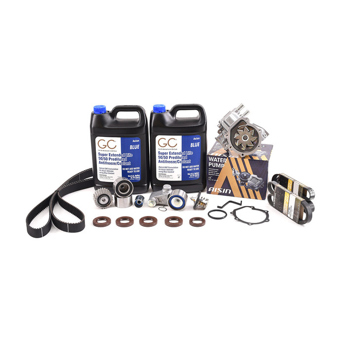 IAG Performance 105K Service Package w/ AISIN Water Pump Fits 2002 Subaru WRX - IAG-MNT-2202A