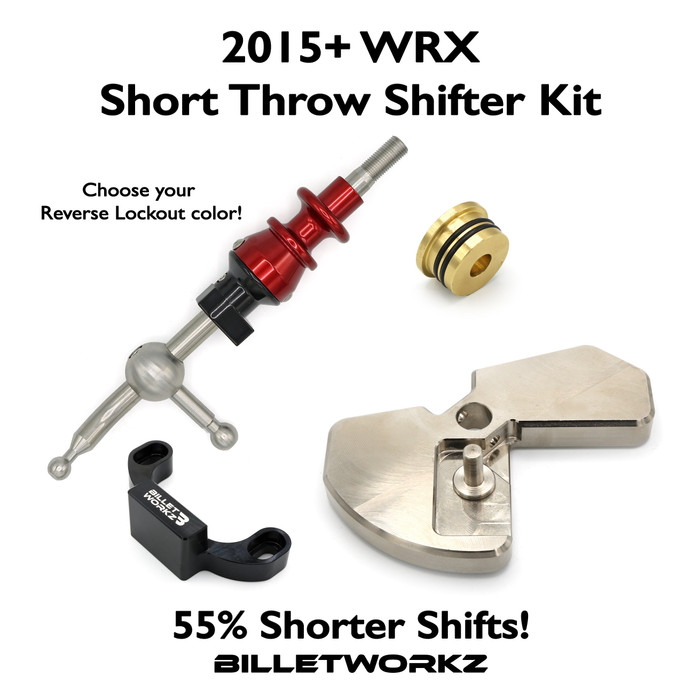 Billet Workz Subaru 2015-2023 WRX Complete Short Throw Shifter Kit