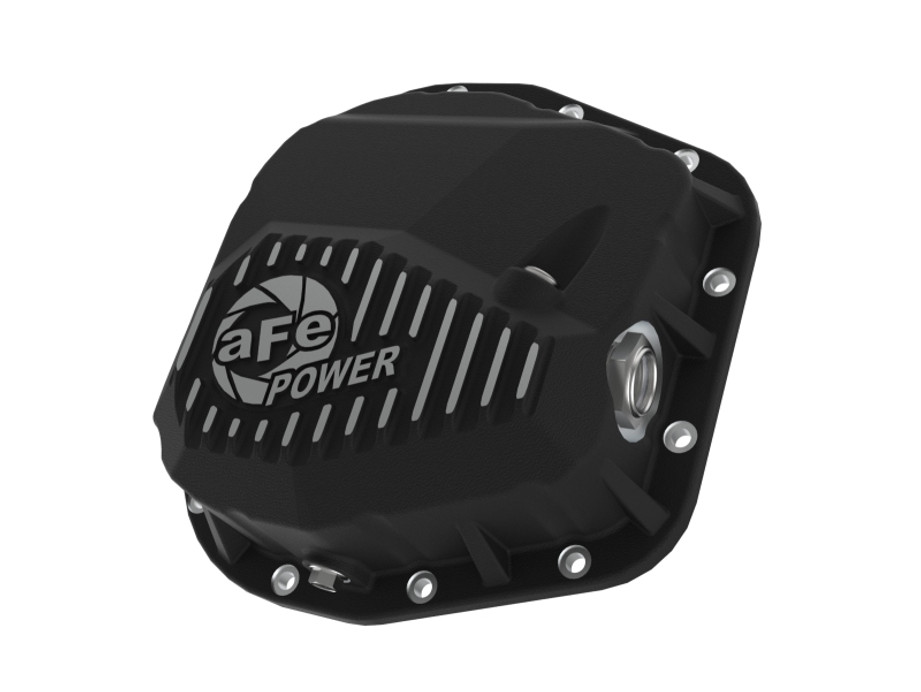 aFe 97-23 Ford F-150 Pro Series Rear Differential Cover Black w/ Machined Fins - 46-71320B Photo - Primary