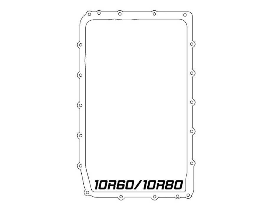 aFe 17-24 Ford F-150 10R60/10R80 Pro Series Rear Transmission Pan Black w/ Machined Fins - 46-71330B Technical Drawing