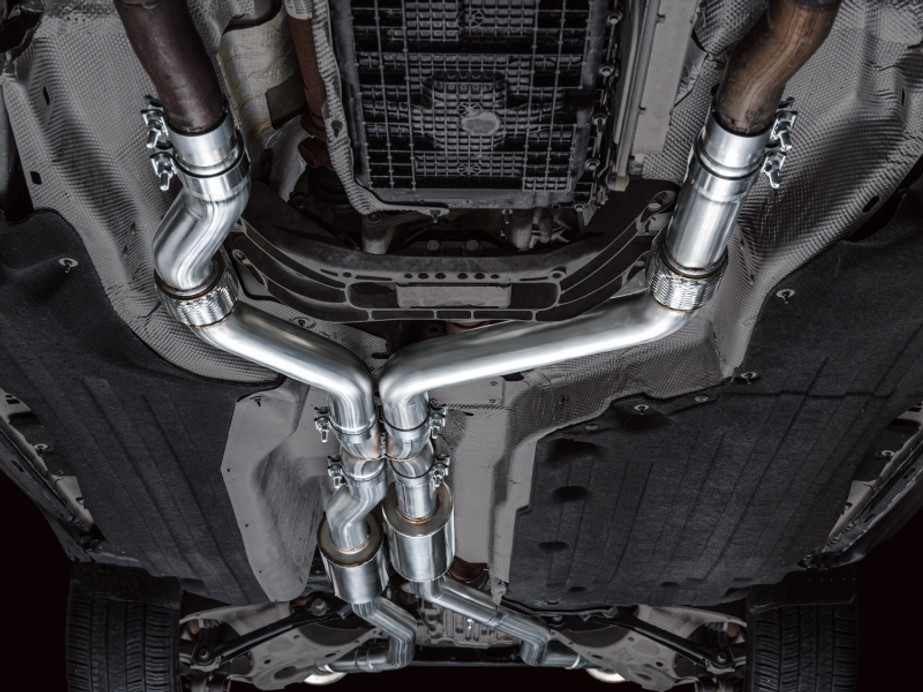 AWE Tuning 2020+ Ford Explorer ST Touring Edition Exhaust w/ Chrome Silver Tips - 3015-42625 Photo - Mounted