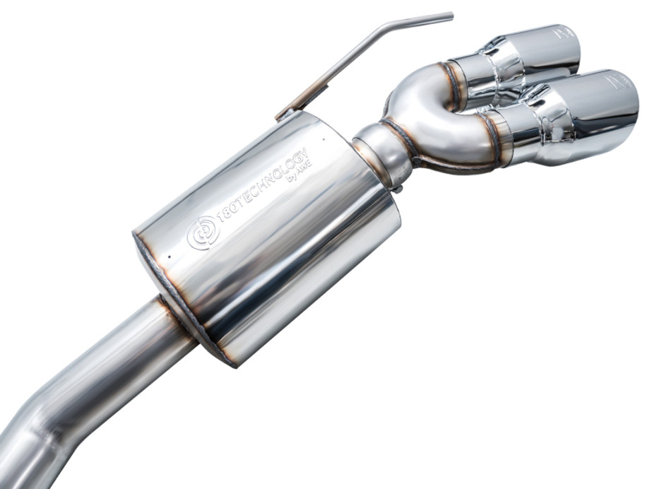 AWE Tuning 2020+ Ford Explorer ST Touring Edition Exhaust w/ Chrome Silver Tips - 3015-42625 Photo - out of package