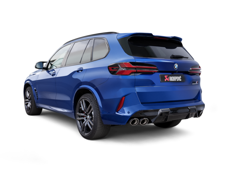 Akrapovic 2024+ BMW X5M / X6M (Face Lift) Slip-On Line (Titanium) - S-BM/T/35H