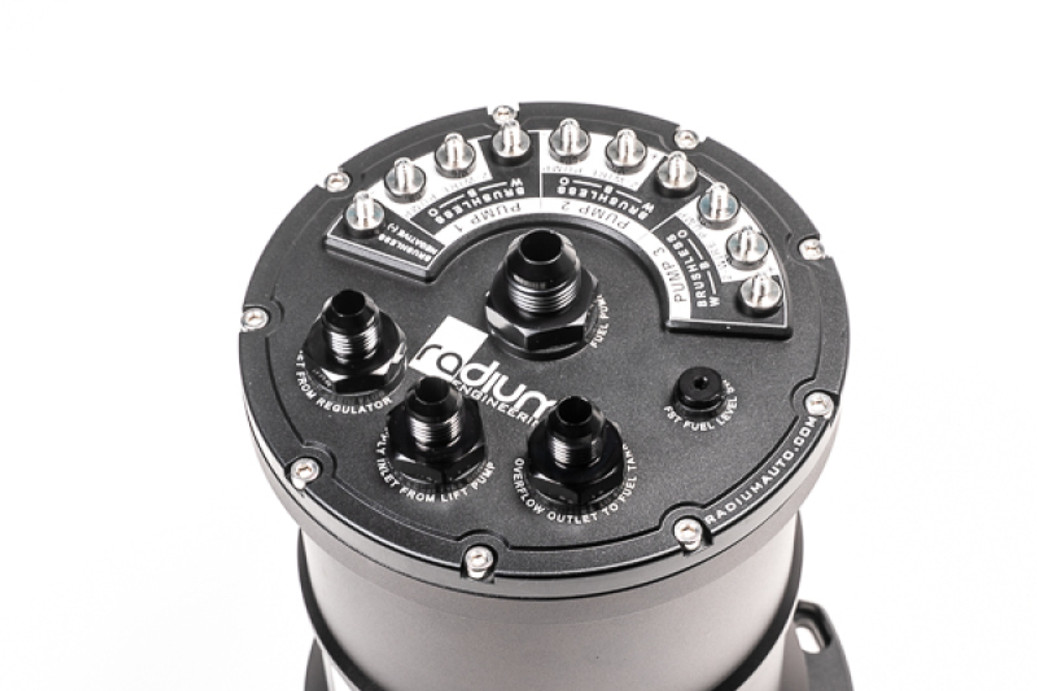 Radium Multi-Pump Fuel Surge Tank Fits Walbro GSS342 / AEM 50-1200 / DW4 (Pumps Not Included) - 20-1440 User 1
