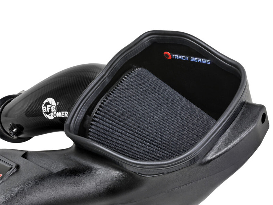 aFe 23-24 Ford F150 Raptor R V8 5.2L Supercharged Track Series Air Intake w/ Black PDS Filter - 57-10030K Photo - Unmounted