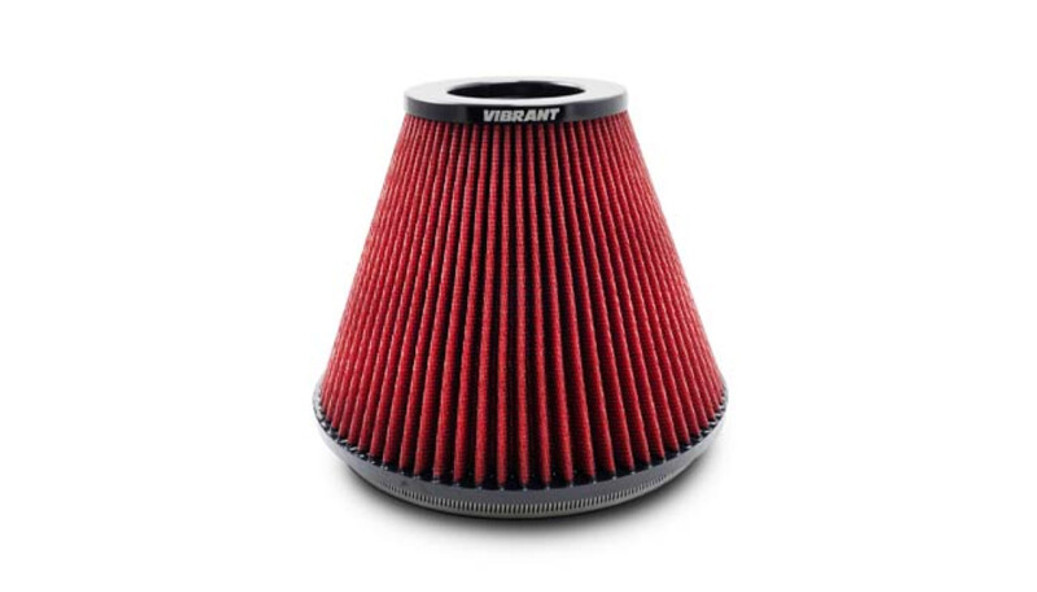 Vibrant 8.75in Inlet I.D. x 8.50in Height Bellmouth Velocity Stack Classiic Performance Air Filter - 10962 User 1