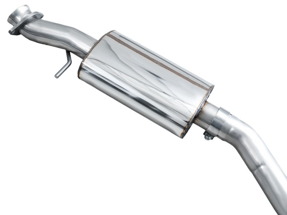 AWE 23-24 Toyota GR Corolla Touring Edition Catback Exhaust - Chrome Silver Tips - 3015-52472 Photo - out of package