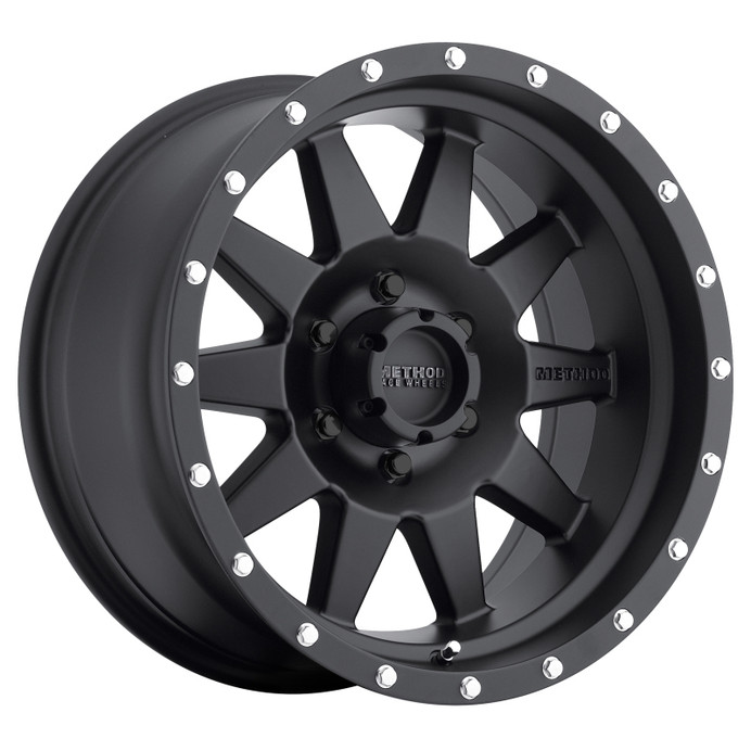 Method MR301 The Standard 16x8 0mm Offset 6x5.5 108mm CB Matte Black Wheel - MR30168060500