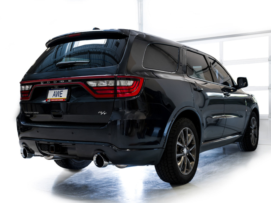 AWE Tuning 11-24 Dodge Durango 5.7L Track Edition Exhaust w/ Chrome Silver Tips - 3020-32575 Photo - Mounted