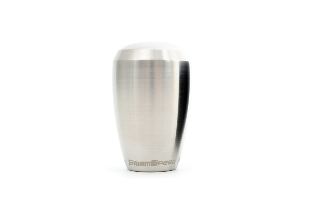 GrimmSpeed Shift Knob Stainless Steel - Subaru 5 Speed and 6 Speed Manual Transmission - 038006