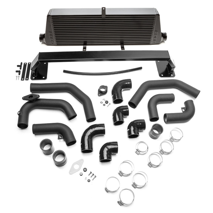 COBB Tuning 08-14 Subaru WRX Front Mount Intercooler Kit - Black - 724500-BK