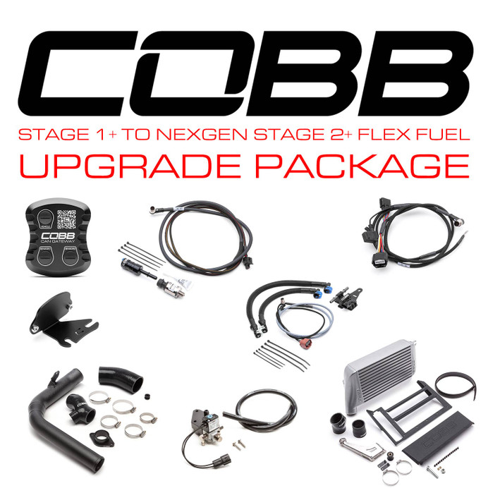 COBB Tuning 15-17 Subaru WRX Stage 1+ to NexGen Stage 2 + CAN Flex Fuel Power Package - Silver - SUB004NG2W-SL1FF-S1P-UP