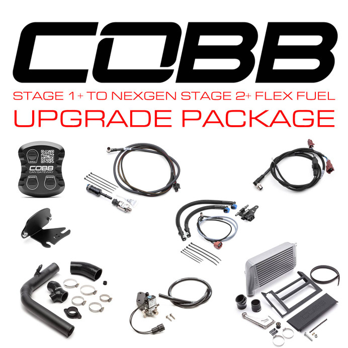 Cobb Tuning 18-21 Subaru WRX Stage 1+ to NexGen Stage 2 + CAN Flex Fuel Power Package - Silver - SUB004NG2W-SL2FF-S1P-UP