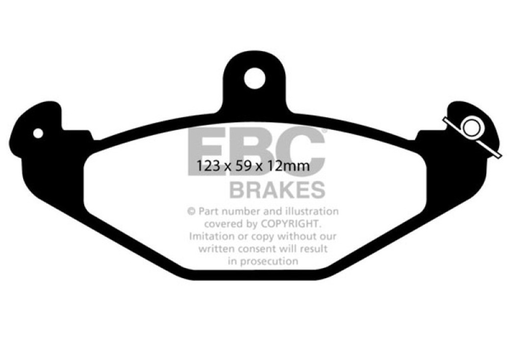 EBC 08+ Lotus 2-Eleven 1.8 Supercharged Greenstuff Rear Brake Pads - DP2885/2