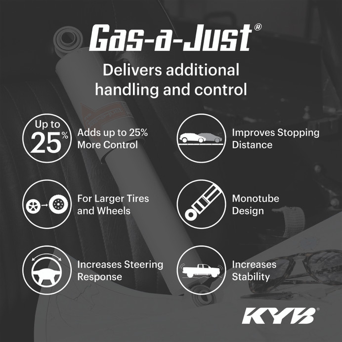 KYB 21-24 Ford F-150 4WD (Exc. Raptor & Tremor & w/o Elec. Susp.) Gas-a-Just Gas Strut - Front - 5510049 Photo - Primary