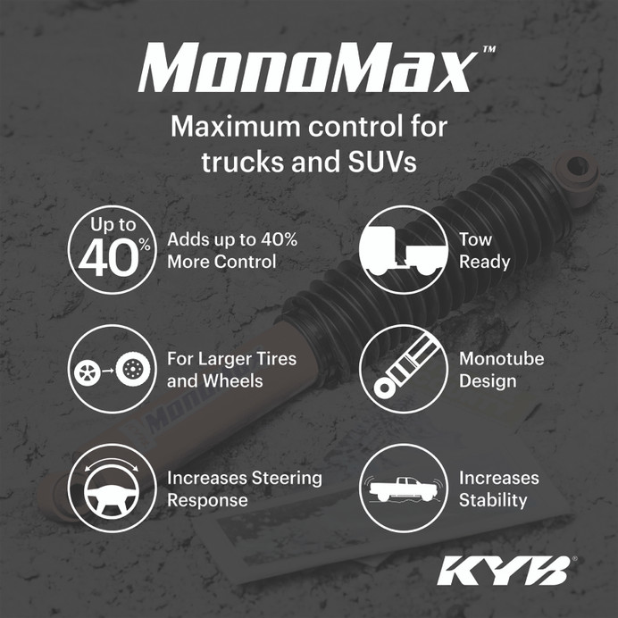 KYB 09-13 Ford F-150 4WD (w/o HD & Sport Susp. & Ex. SVT RAPTOR) MonoMax Gas Strut - Front - 5640013 Photo - Primary