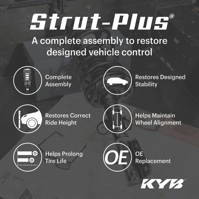 KYB 17-19 Honda CR-V / 20-22 Honda CR-V L4 1.5L 1497cc Strut-Plus Assembly - Front Left - SR4791 Photo - Primary