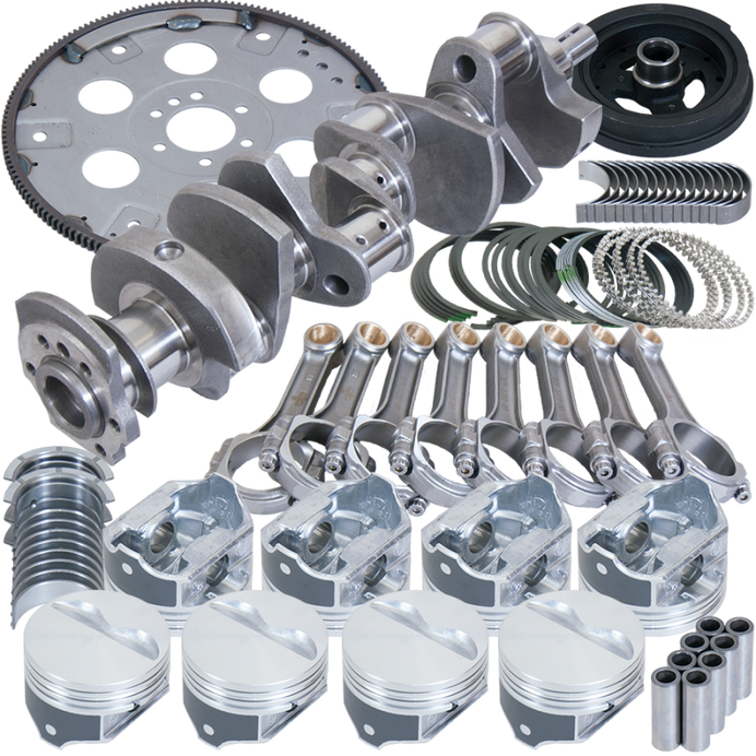 Eagle Chevy 350 2Pc 3.480in Crank 5.700in I-Beam Rods Cast -7cc 4.030in Pistons Balanced Assembly - B15402E030 Photo - Primary