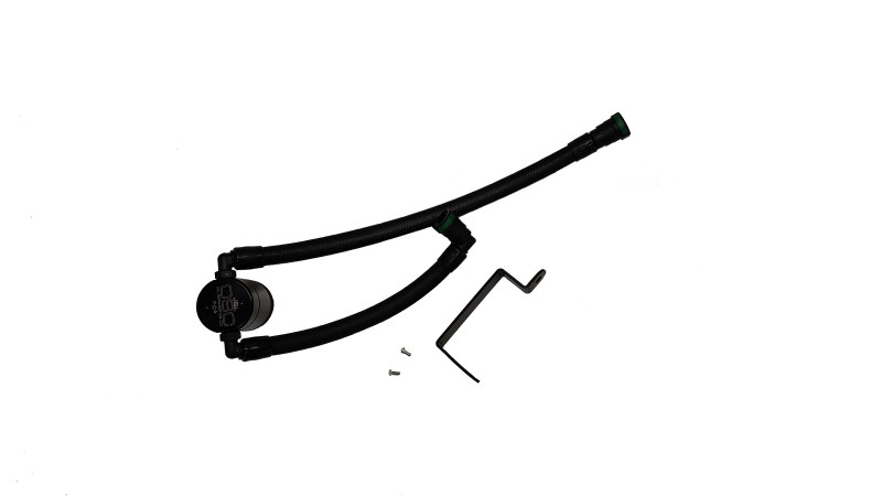 J&L 2025 Ford Bronco 2.3L/ 23-25 Ford Ranger 2.3L Separator 3.0 PCV Side - Black Anodized - 3059P-B