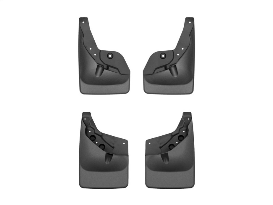 WeatherTech 24-25 Toyota Tacoma w/o Fender Flares Front & Rear No Drill MudFlaps - Black - 110184-120184 Photo - Primary
