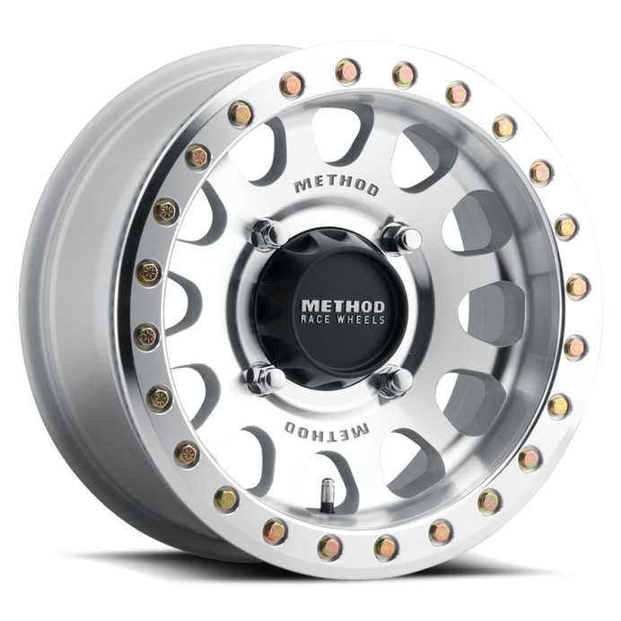 Method MR401 UTV Beadlock 15x7 +38mm Offset 6 x 139.7 BP 81.80mm CB Raw Machined Wheel w/ BH-H24100 - MR40157060352B