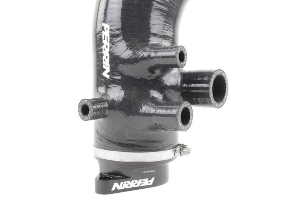 PERRIN 15-21 Subaru WRX / 14-18 Forester XT Turbo Inlet Hose 3in. w/ Turbo Adapter Flange - Black - PSP-INT-424BK