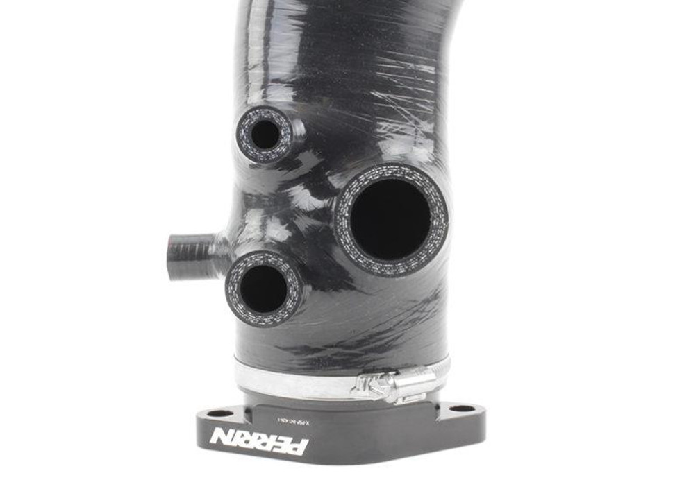 PERRIN 15-21 Subaru WRX / 14-18 Forester XT Turbo Inlet Hose 3in. w/ Turbo Adapter Flange - Black - PSP-INT-424BK Photo - Primary PERRIN 15-21 Subaru WRX / 14-18 Forester XT Turbo Inlet Hose 3in. w/ Turbo Adapter Flange - Black - PSP-INT-424BK Photo - Primary