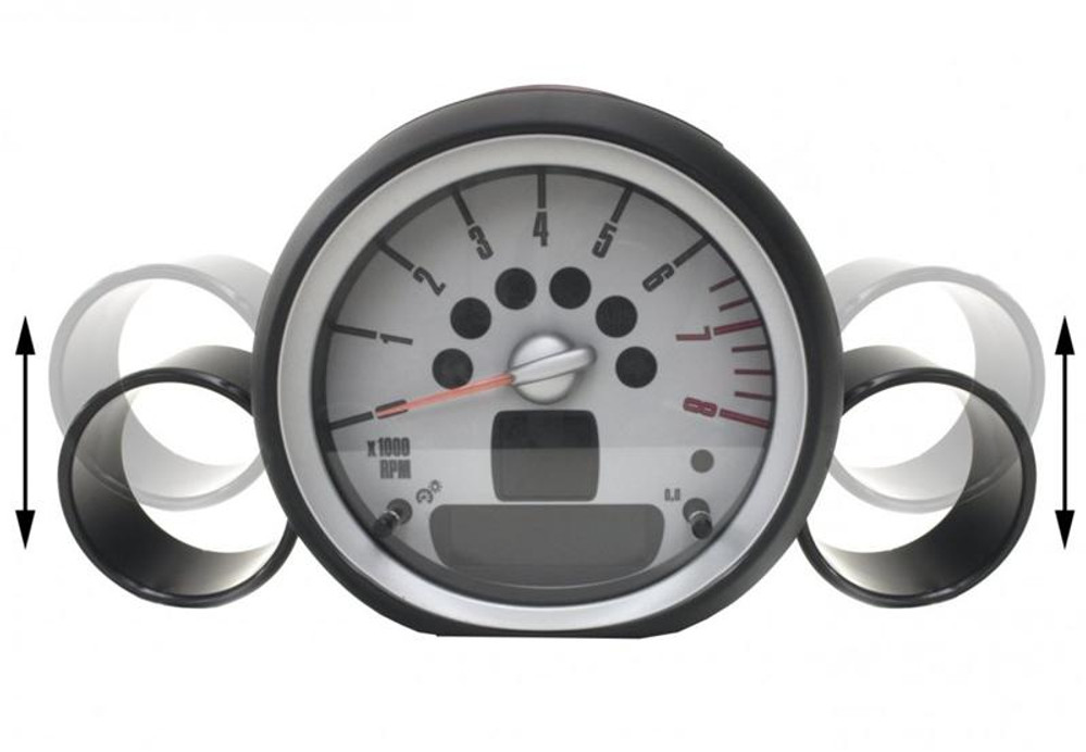 ALTA 07-12 Mini Cooper/S/JCW (Incl. 09-12 Convertible) & 09-12 Clubman Gauge Pod 52-60mm (Single) - AMP-INR-210 Photo - Primary