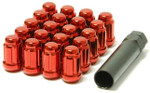 Wheel Mate Muteki Open End Lug Nuts - Red 12x1.50 - 31886R Photo - Primary