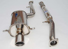 Invidia 02-07 WRX/STi 76mm Q300 Stainless Steel Cat-back Exhaust - HS02SW1G3S Photo - Primary