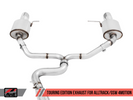 AWE Tuning VW MK7 Golf Alltrack/Sportwagen 4Motion Touring Edition Exhaust - Polished Silver Tips - 3015-32098 Photo - out of package