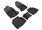3D MAXpider 20-22 Subaru Legacy / Outback KAGU Floor Mat 1st & 2nd Row  (Black) - L1SB02801509