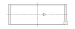 ACL Mitsubishi 4G93 1834CC Standard Size High Performance Rod Bearing Set - 4B8036H-STD Technical Drawing