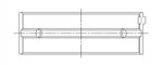 ACL Acura B17A1/B18A1/B18B1 / B18C1/B18C5 VTEC  / Honda K20A3/K20A2/K24A Standard Size High Performa - 5M1959H-STD Technical Drawing