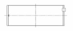 ACL Lexus V8 1UZFE/2UZFE/3UZFE Standard Size High Performance Rod Bearing Set - 8B8091H-STD Technical Drawing