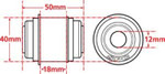 SPC Performance X Axis Sealed Flex Joint for Mustang Cobra - 15645 Photo - Unmounted