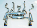 Invidia 03-05 Infiniti FX35/45 Gemini Rolled Titanium Tip Cat-back Exhaust - HS03IFXGID Photo - Primary