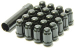 Wheel Mate Muteki Closed End Lug Nuts - Deep Black 12x1.50 - 41886B Photo - Primary