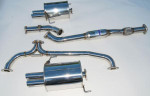 Invidia 05+ Subaru Legacy GT Stainless Steel Quad Tip Cat-back Exhaust - HS05SL1GT3 Photo - Primary