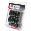Wheel Mate Monster Open End Lug Nut Set of 20 - Black Chrome 14x1.50 - 33006T Photo - Primary