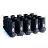 BLOX Racing Street Series Forged Lug Nuts - Flat Black 12 x 1.5mm - Set of 20 (New Design) - BXAC-00104-SSFB Photo - Primary